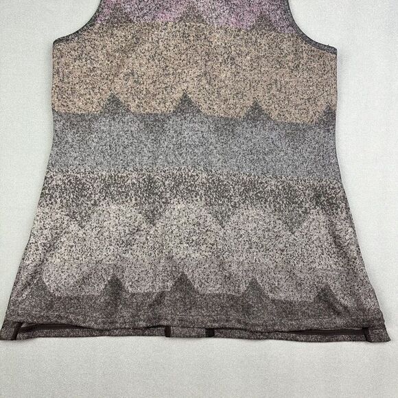 John Mark Tunic Vest Top Womens S Gray Artsy Geometric Print Western Boho Soft - Picture 10 of 15
